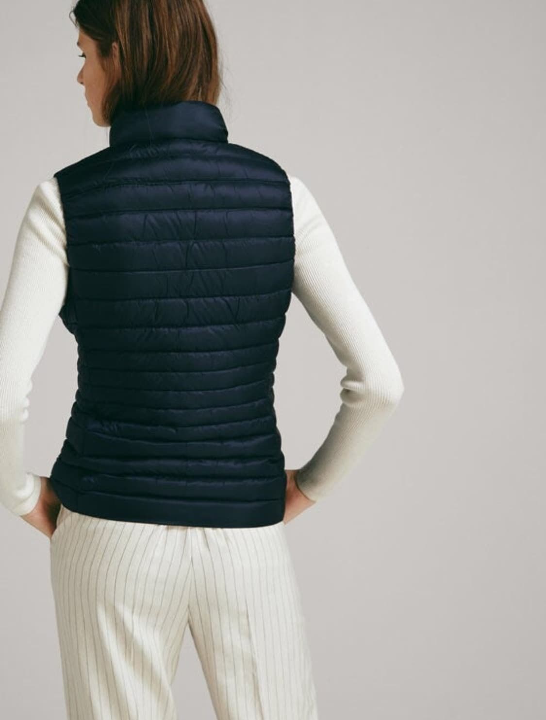 [M] 마시모두띠 여성 덕다운 다운 경량 패딩 조끼 베스트 상품이미지3