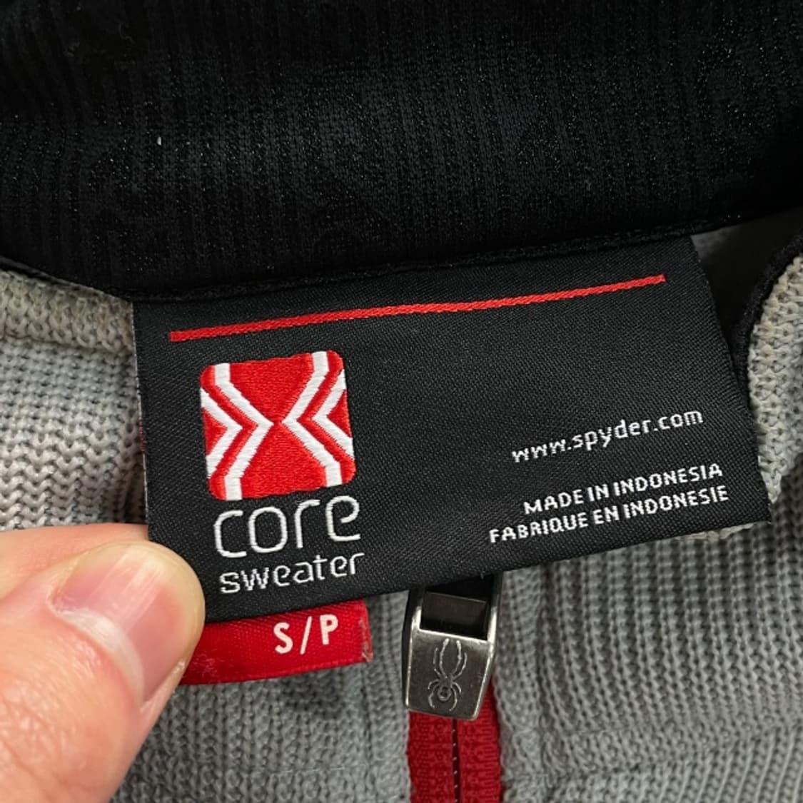 95 스파이더 코어 스웨터 집업  상품이미지3