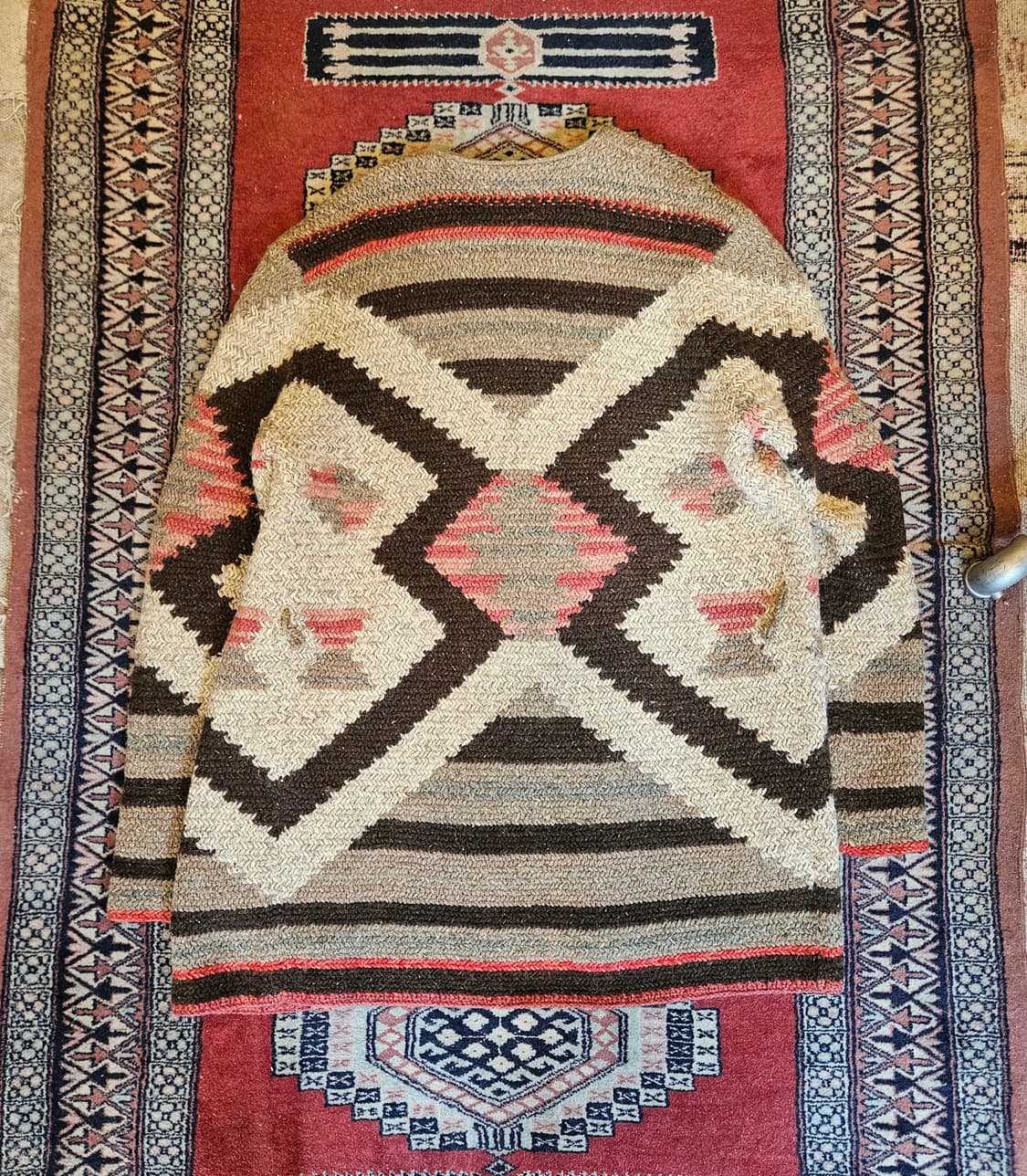 90s polo sport 네이티브 인디언 패턴 가디건 상품이미지2