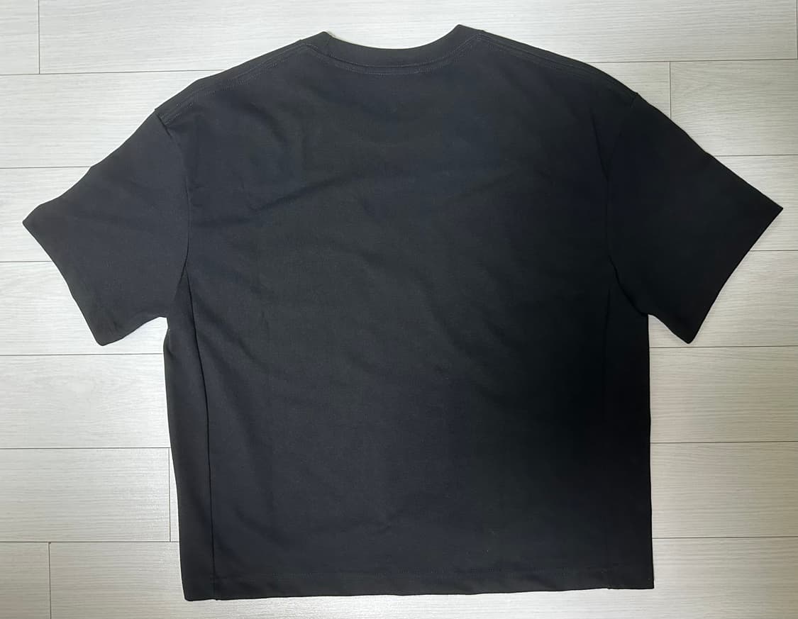 다이브인 크롭 반팔 티셔츠 0 [블랙] 상품이미지2