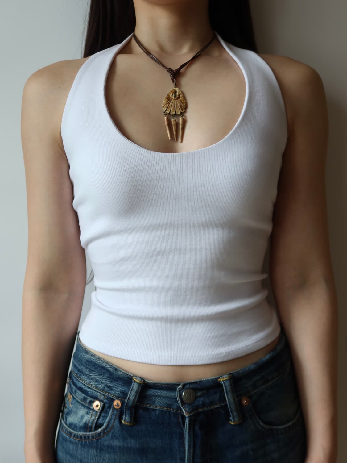 bone drop necklace 상품이미지2