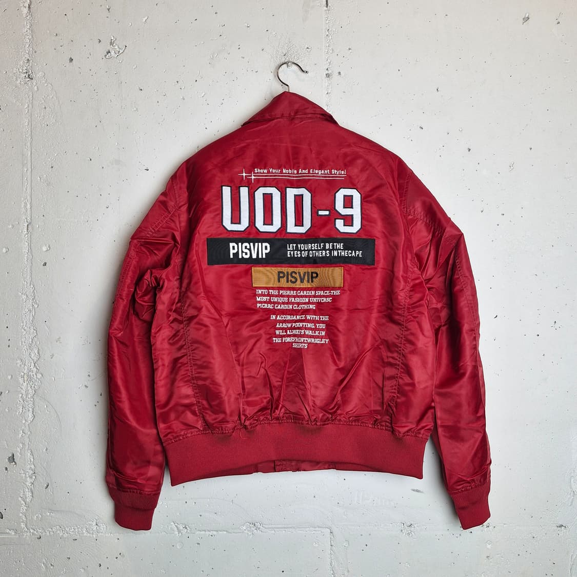 레이싱st 패치 봄버 블루종 항공점퍼 상품이미지7