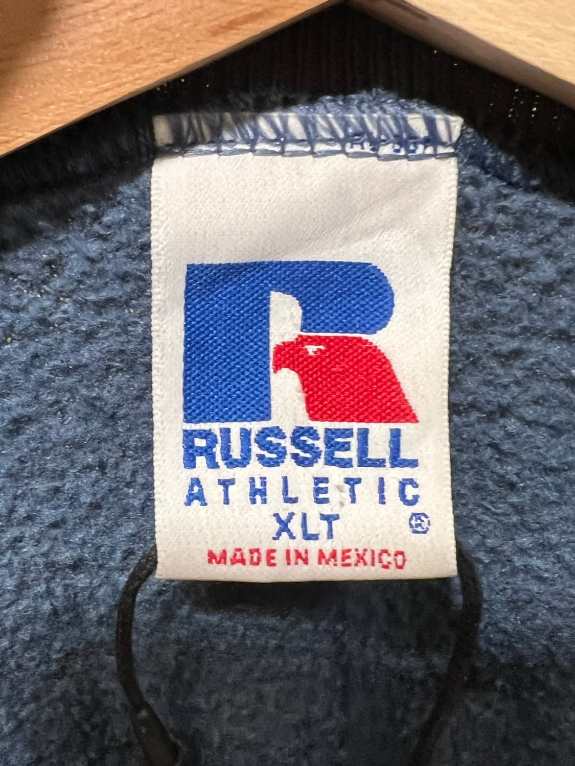 90s [XL] 러셀 빈티지 맨투맨 Tall Fit 그레이블루 상품이미지6