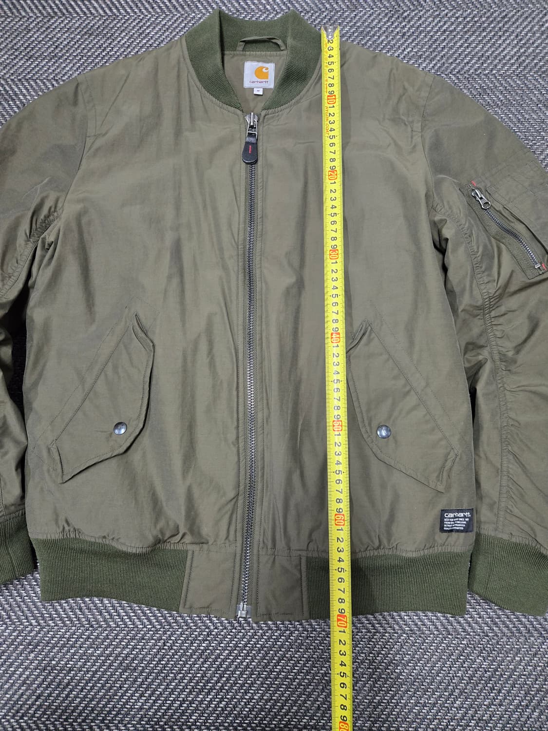 칼하트 WIP MA-1 봄버 자켓 카키 상품이미지9