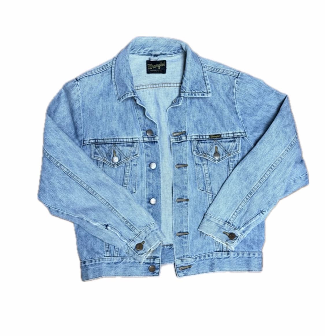 90‘s 랭글러 3세대 데님자켓 연청 지쟌 상품이미지9