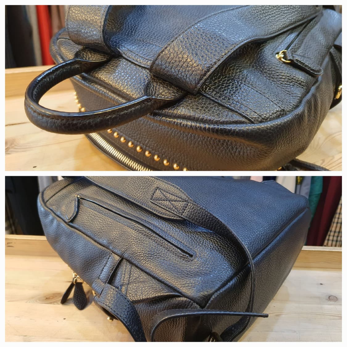 닥스 레더 백팩 상품이미지6