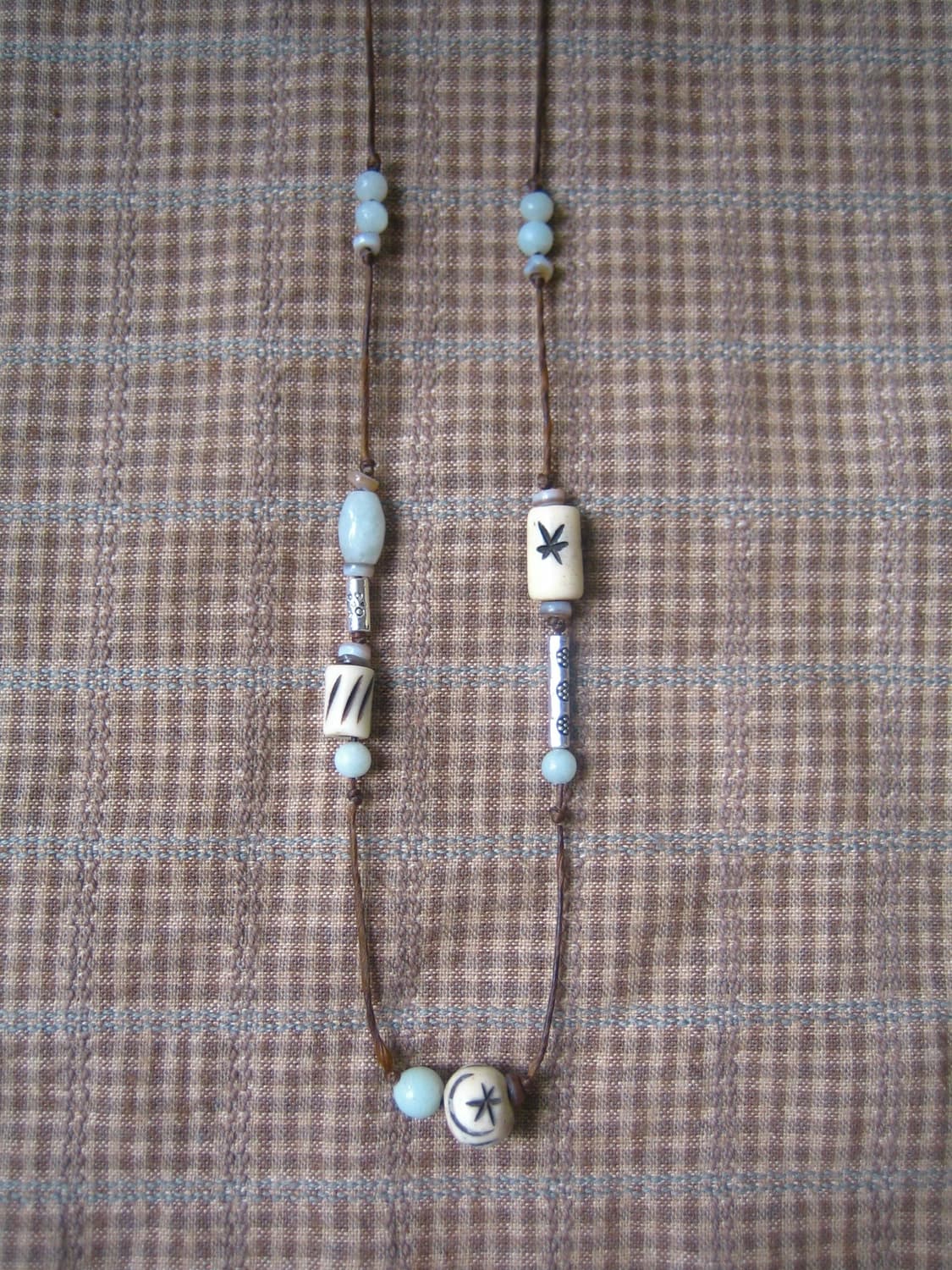 Silver mist necklace 실버 미스트 핸드메이드 목걸이 상품이미지3