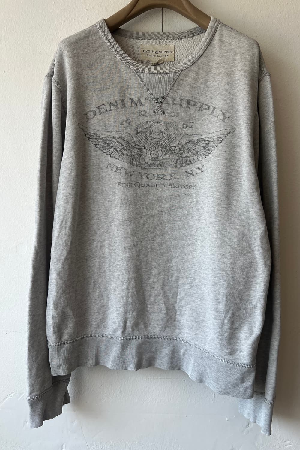 랄프로렌 데님앤서플라이 남성 그레이 맨투맨
 상품이미지1