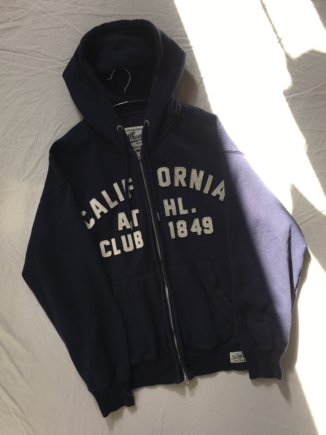 후아유  자수패치로고 후드집업 상품이미지3