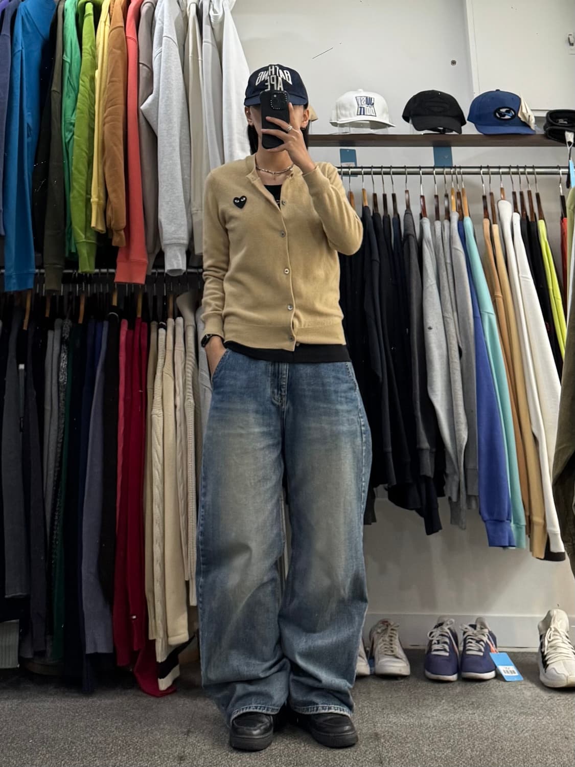 꼼데가르송 플레이 블랙와펜 가디건 상품이미지6