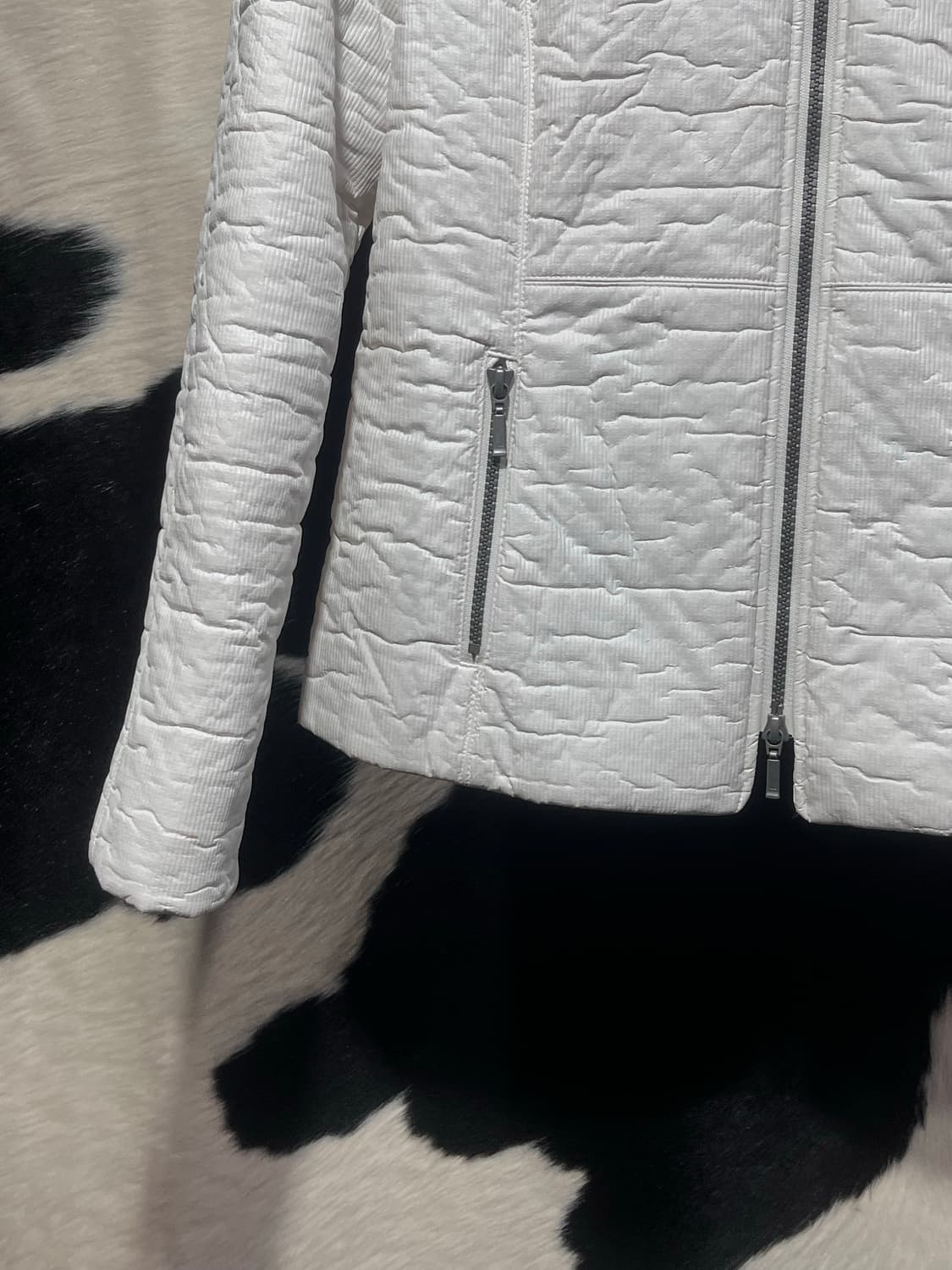 화이트 투웨이 경량 패딩 상품이미지6