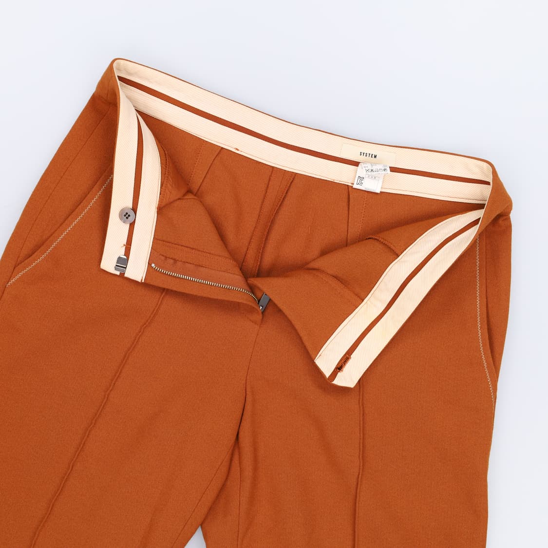 67 시스템 원턱 와이드 슬랙스 팬츠 바지 4199 상품이미지3