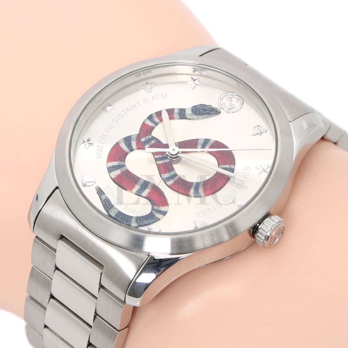 구찌 스네이크 워치 백화점 보증서 뱀시계 YA1264076 상품이미지10