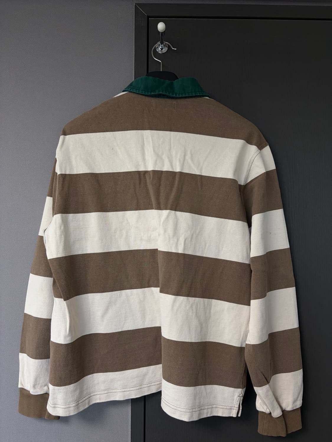 스투시 빅 스트라이프 럭비 내츄럴 상품이미지4