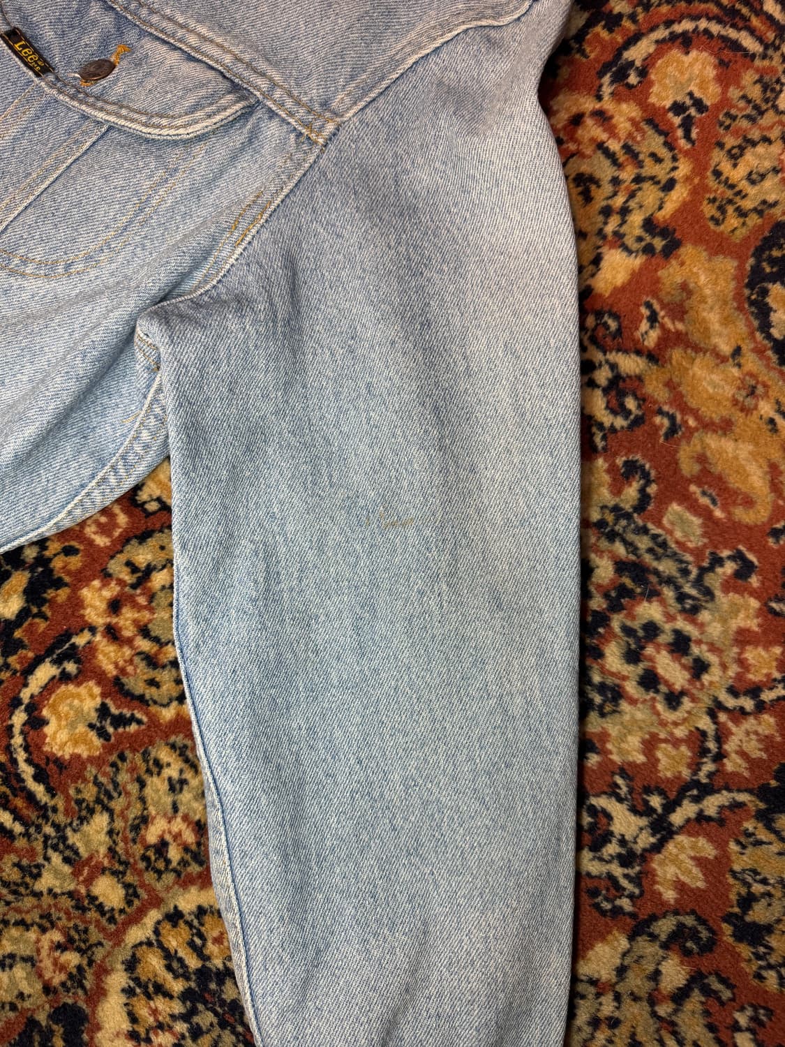 made in USA 빈티지 LEE 트럭커 데님 자켓 M (522) 상품이미지4