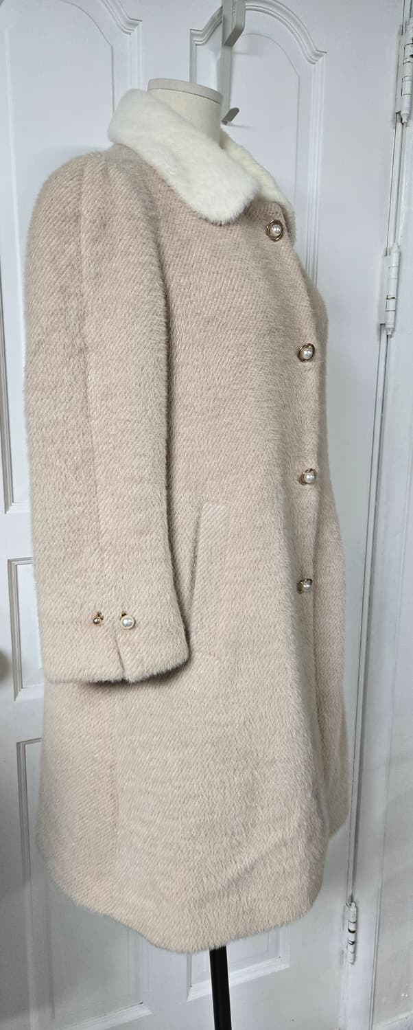 Satin 샤틴 퍼카라 코트 상품이미지3