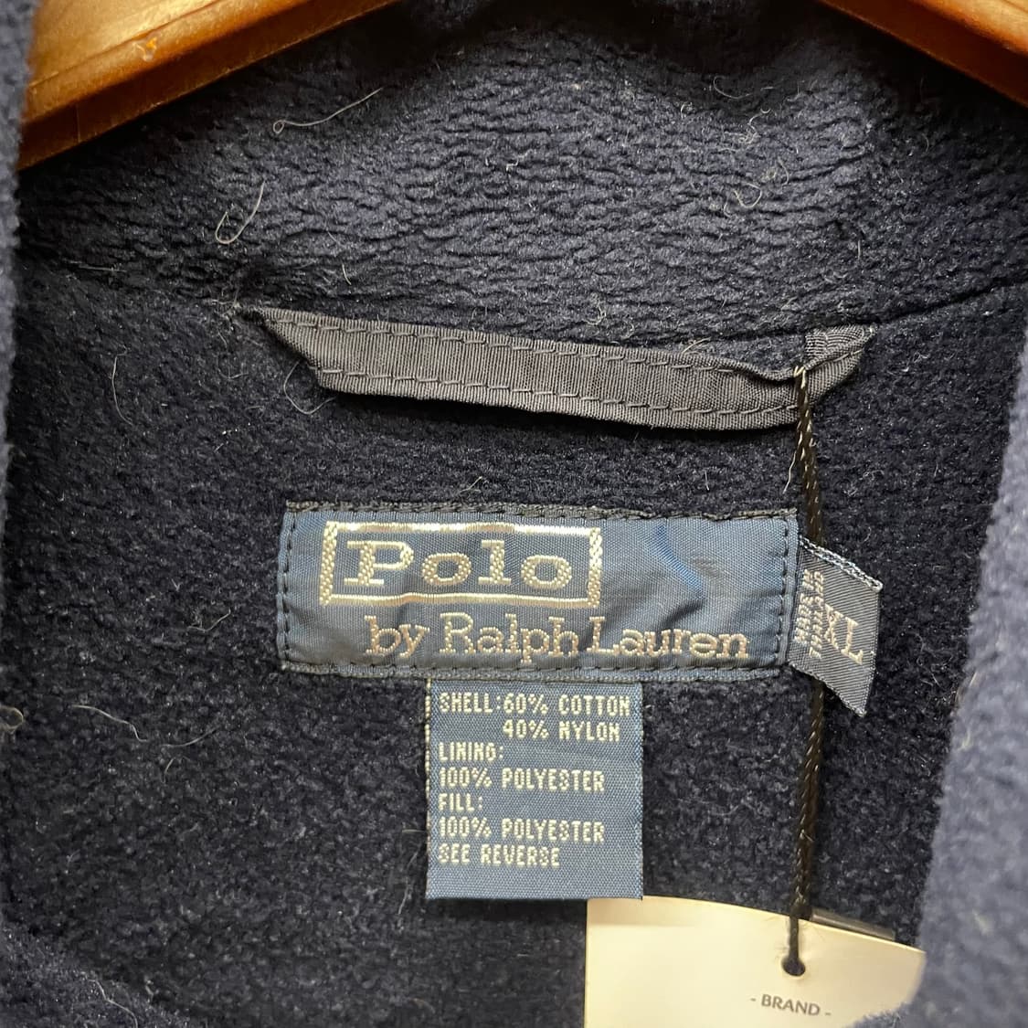 90s 폴로 랄프로렌 폴리쉘 블루종 자켓 컨트리 상품이미지8
