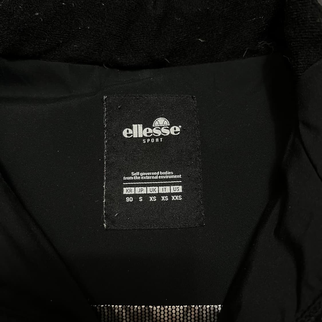 엘레쎄 덕다운 로고 후드 롱패딩 [블랙] S/90 상품이미지5