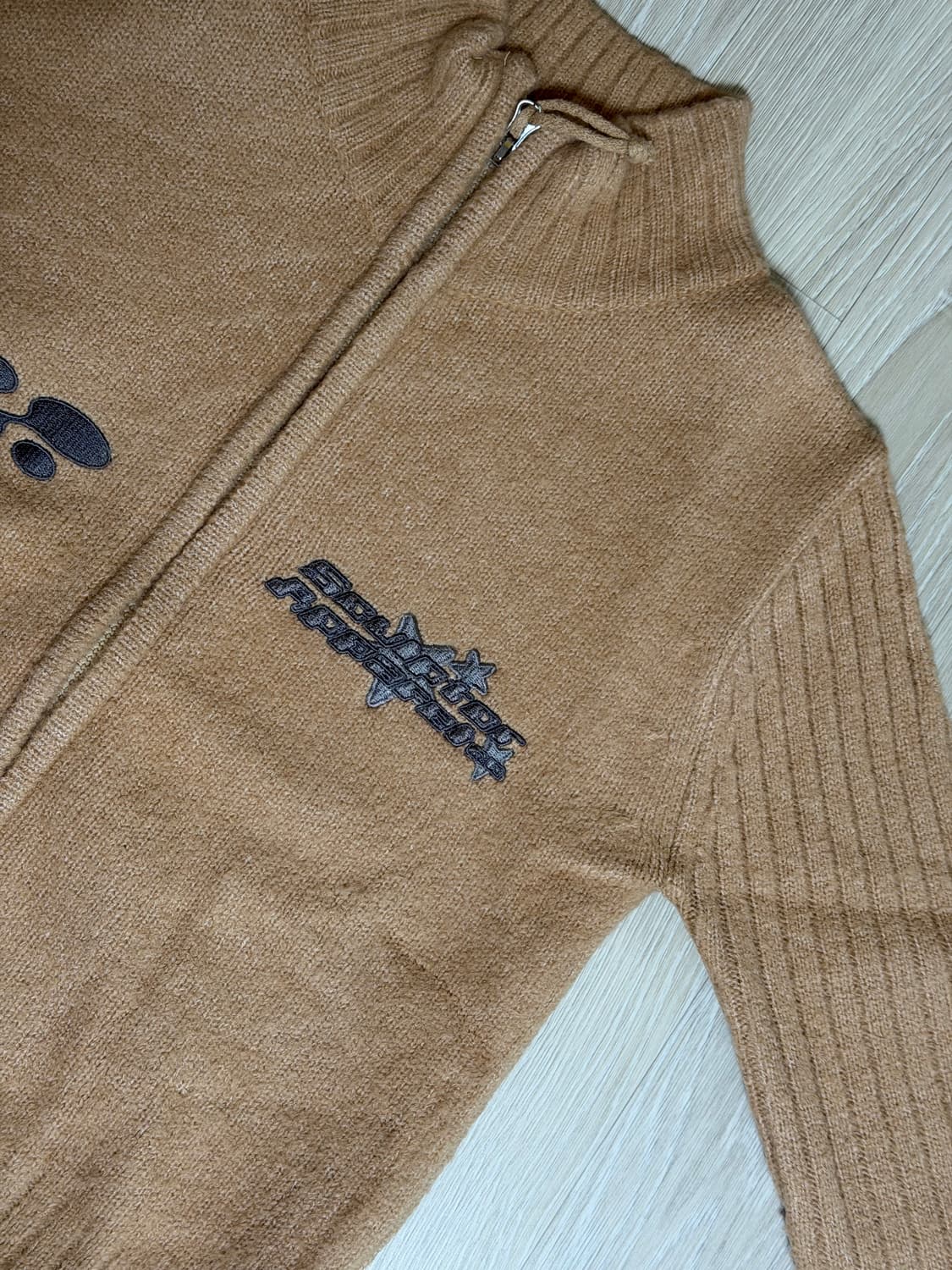 스컬프터 Atom Zip-up Sweater Deep Beige 상품이미지4