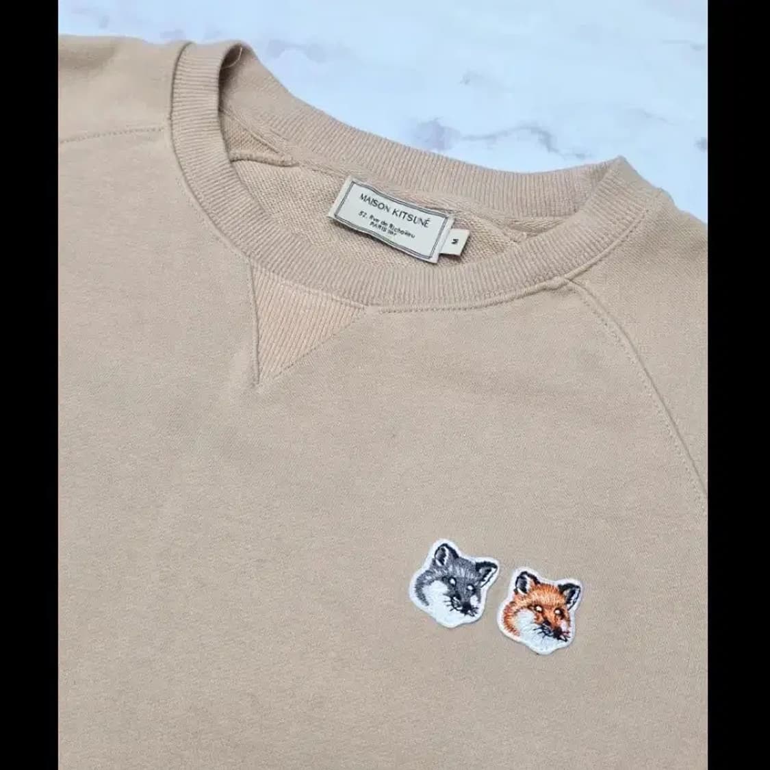 정품 메종키츠네 더블 폭스 맨투맨95 상품이미지5