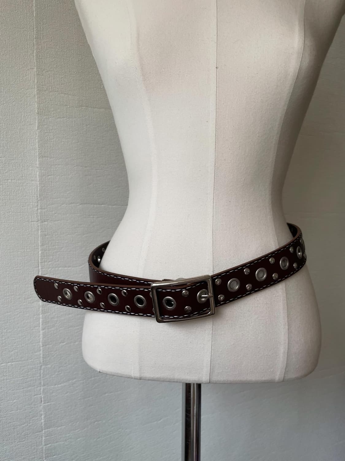 Brown Western Eyelet Belt 상품이미지2