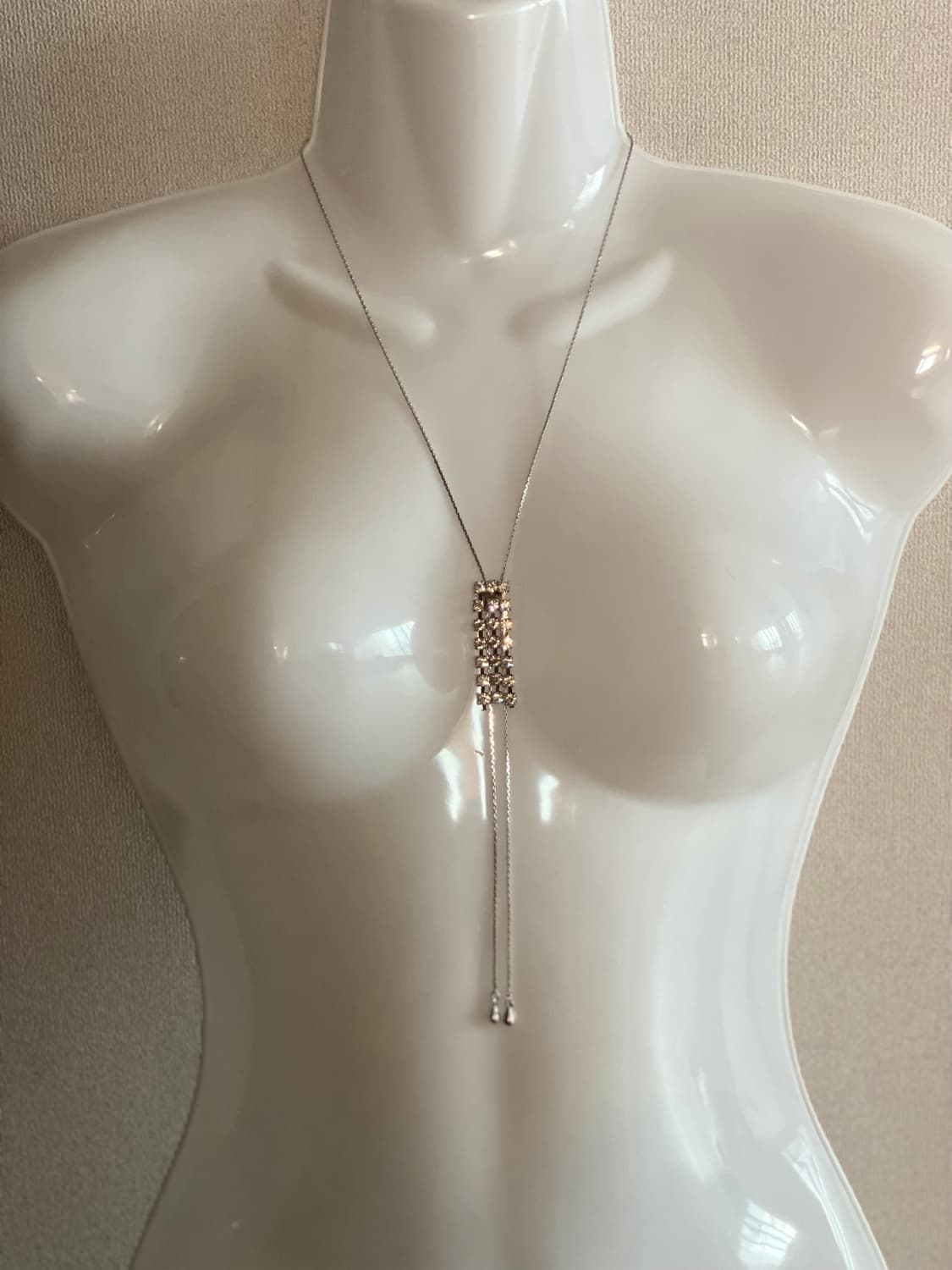 빈티지 큐빅 타이형 목걸이 상품이미지6