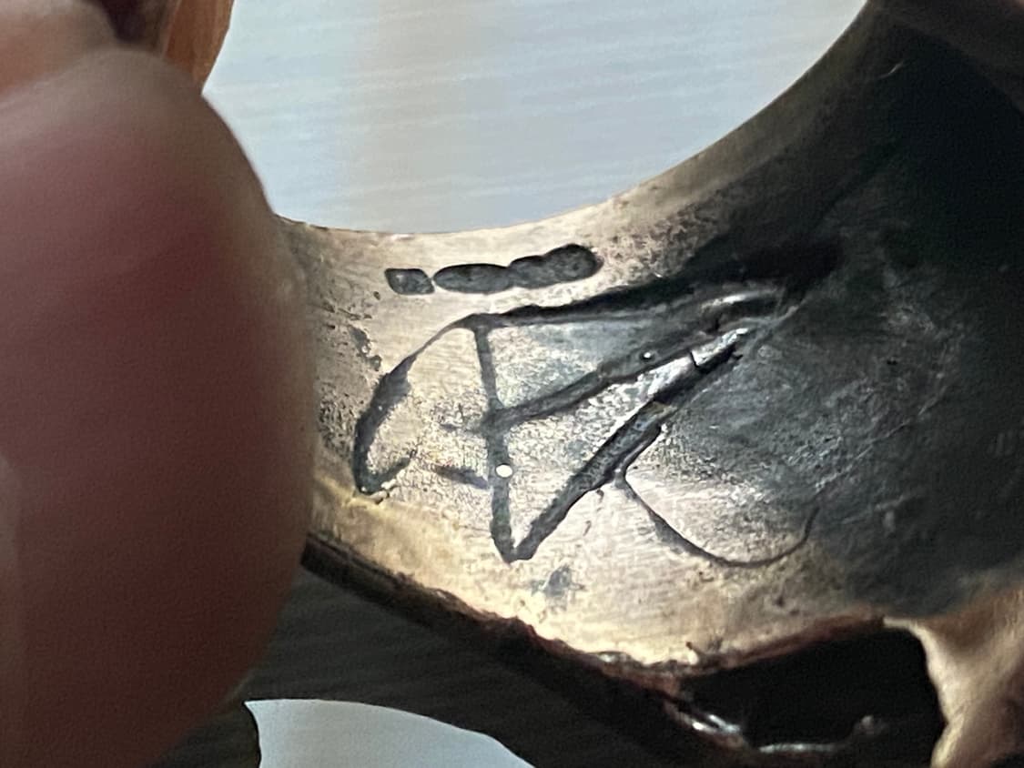 크레이지 피그(Crazy Pig) 이블 스컬 링, 키스 링 실버 은 반지 상품이미지8