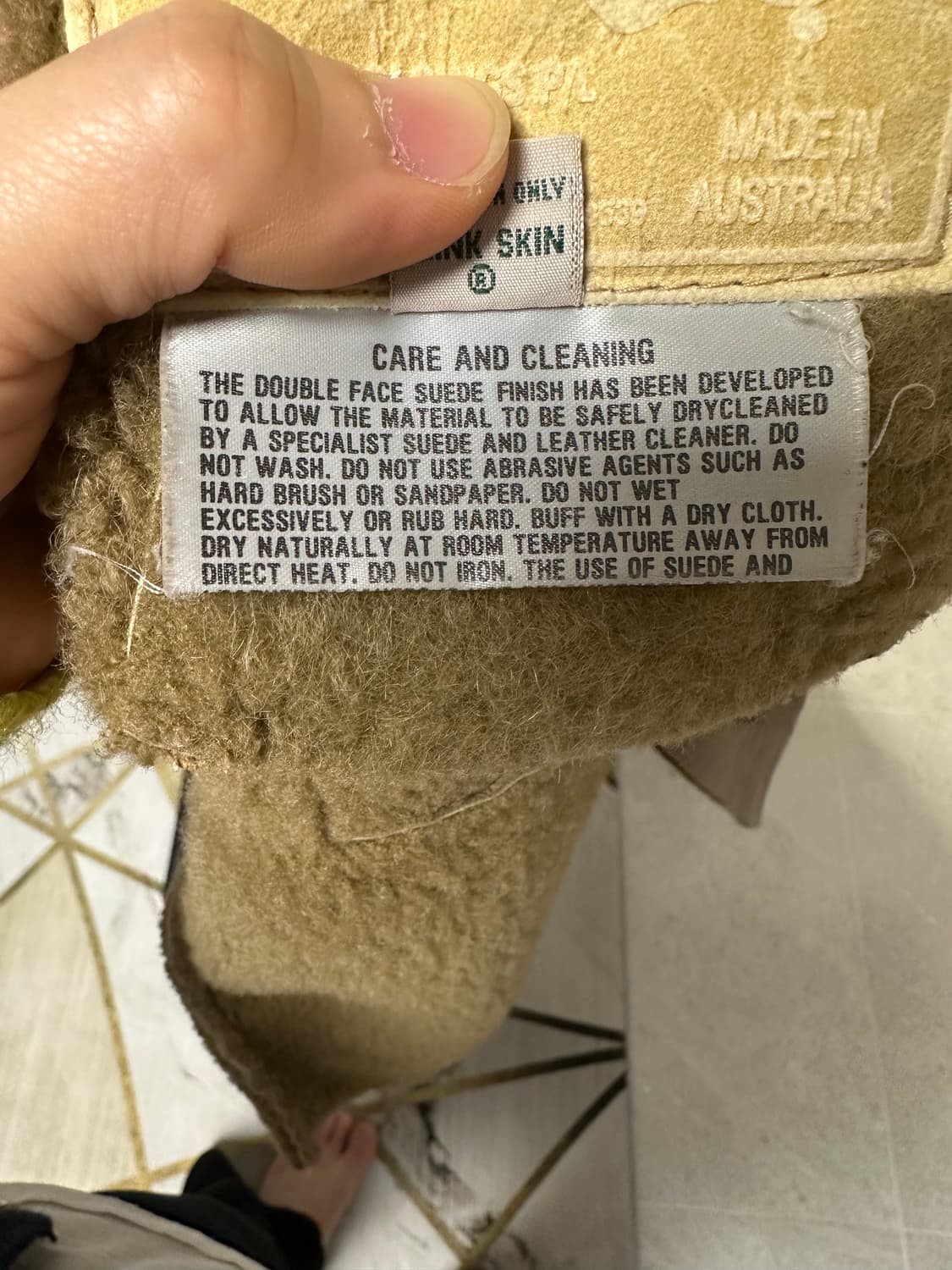 ARIES 폭스털 포인트  양털 토스카나  자켓 - 66사이즈 적당 상품이미지6