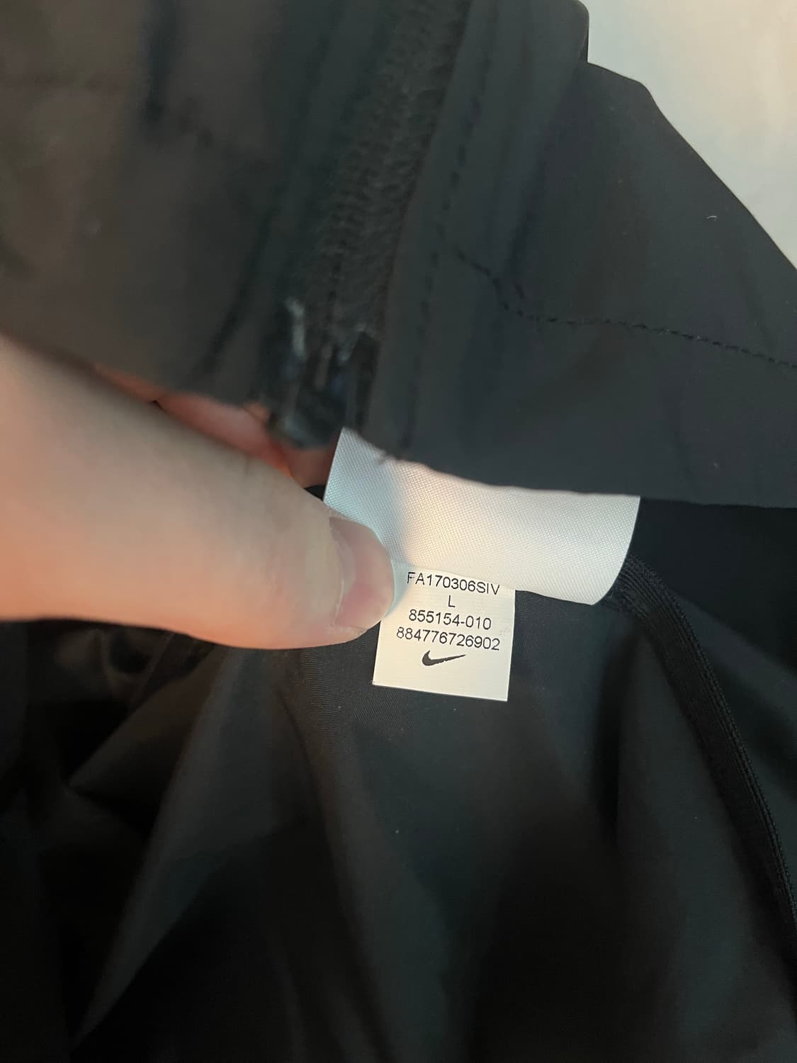 나이키 러닝 바람막이 블랙 (L size)  상품이미지6