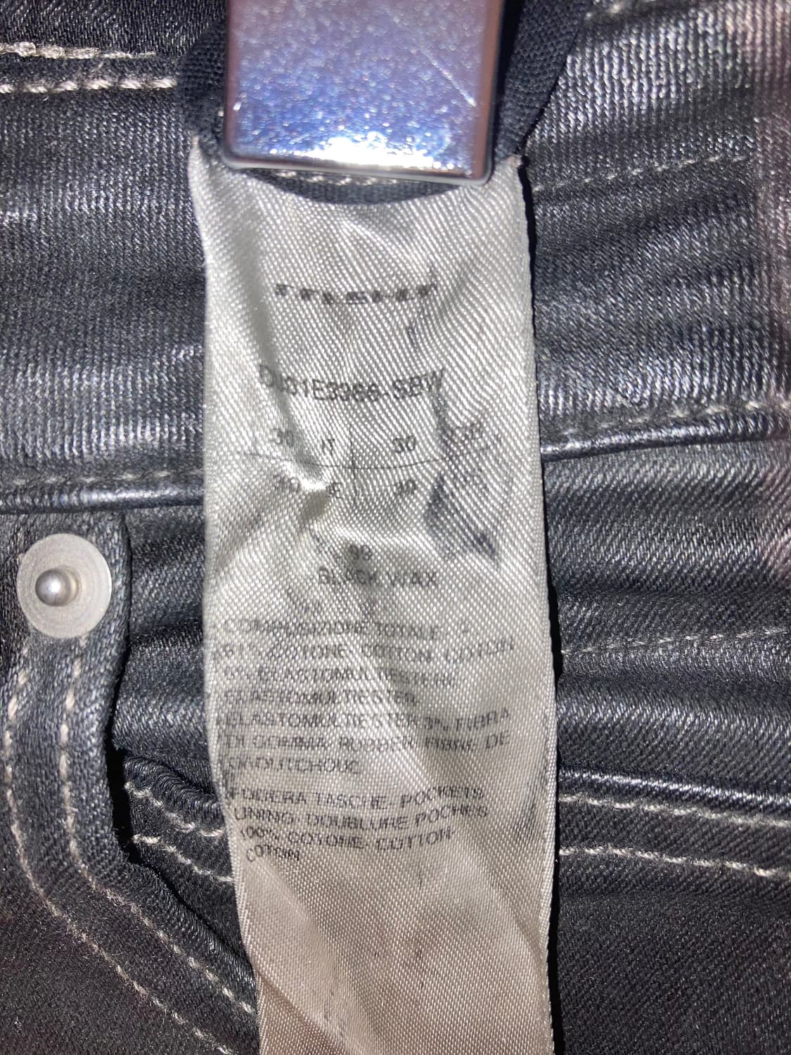 RICK OWENS 디트로이트 컷 코팅 데님 진 SBW 상품이미지3