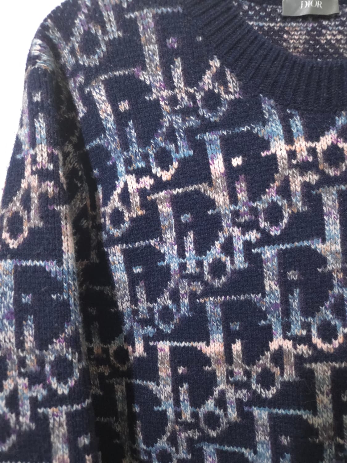 [새상품급] 디올 오블리크 자카드 울 스웨터 니트 XL Size 상품이미지3