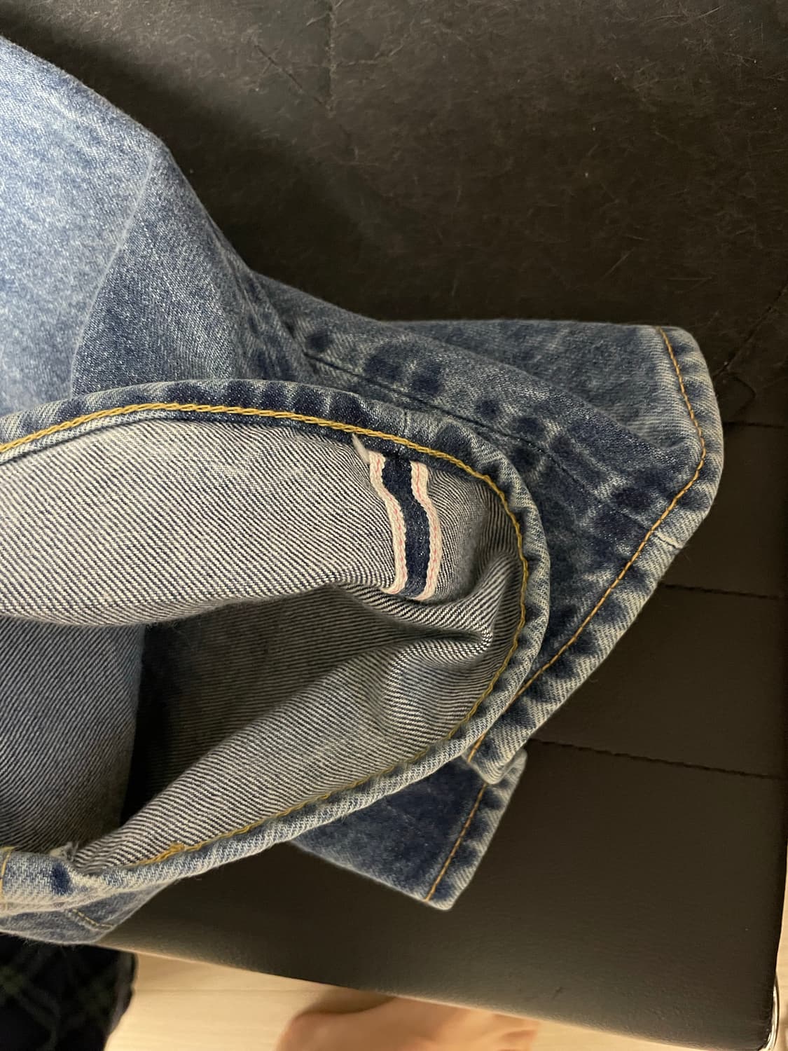[30] cantate denim 1955 trousers bleach 상품이미지6