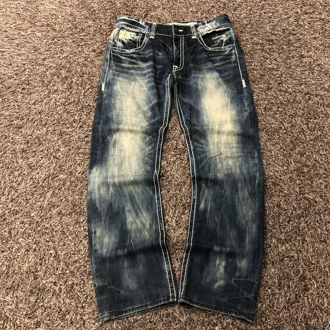 34 버커루 스티치 워싱 데님 팬츠 상품이미지1