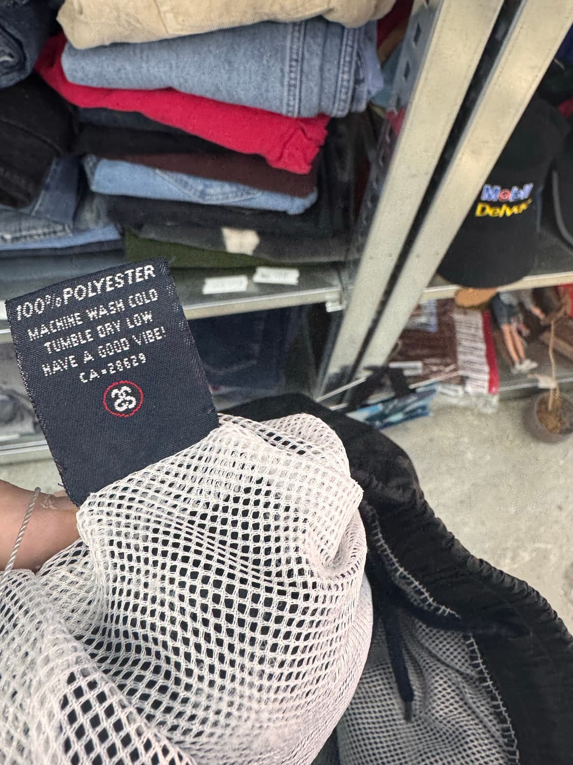 90s old stussy 올드 스투시 나일론 팬츠  상품이미지3