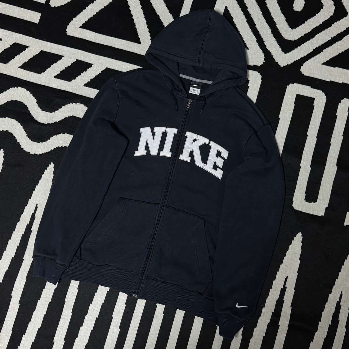 나이키 올드스쿨 빅로고 스우시 후드집업 XXL 상품이미지2