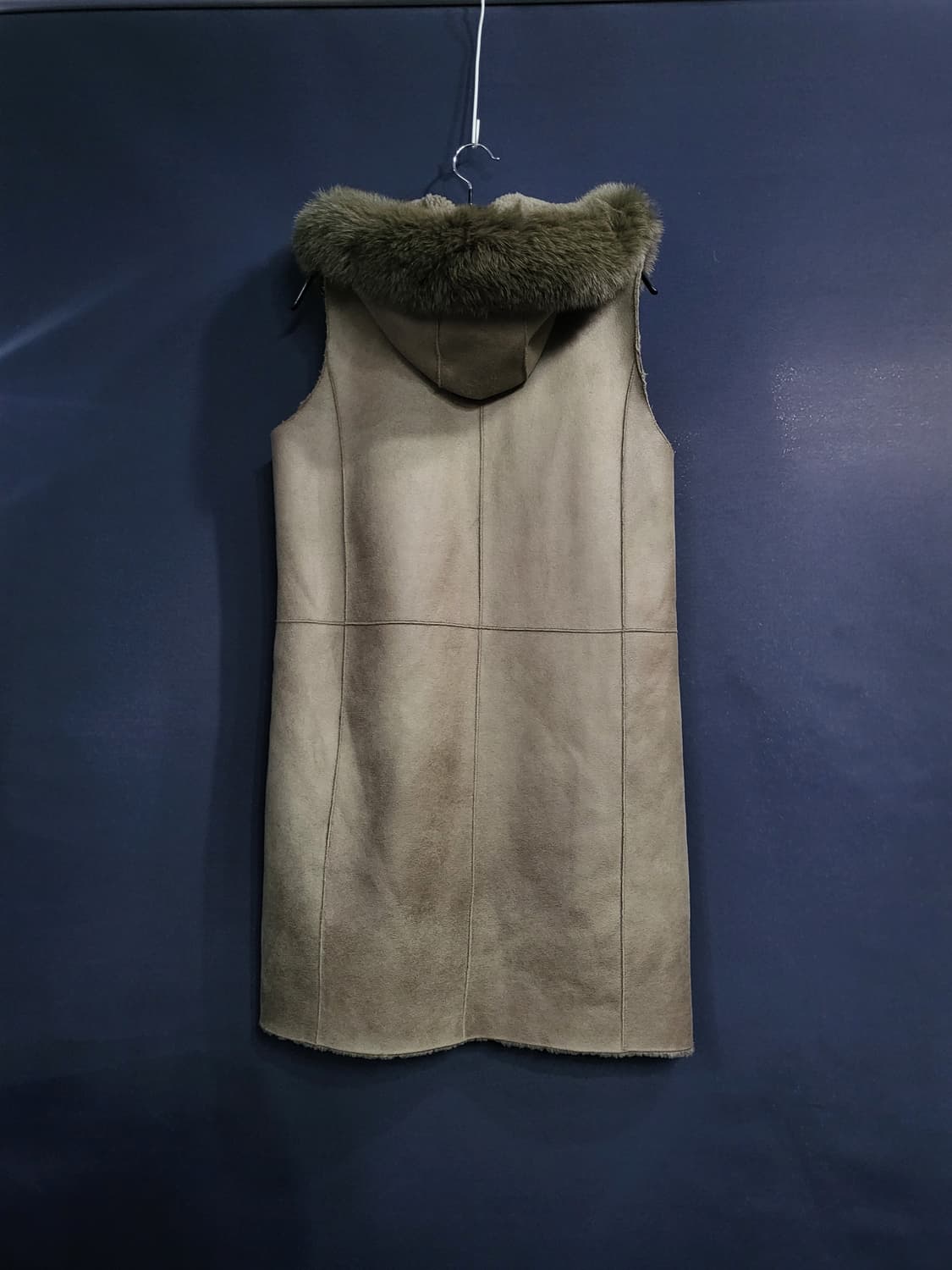 양모 폭스 베스트무스탕 상품이미지5