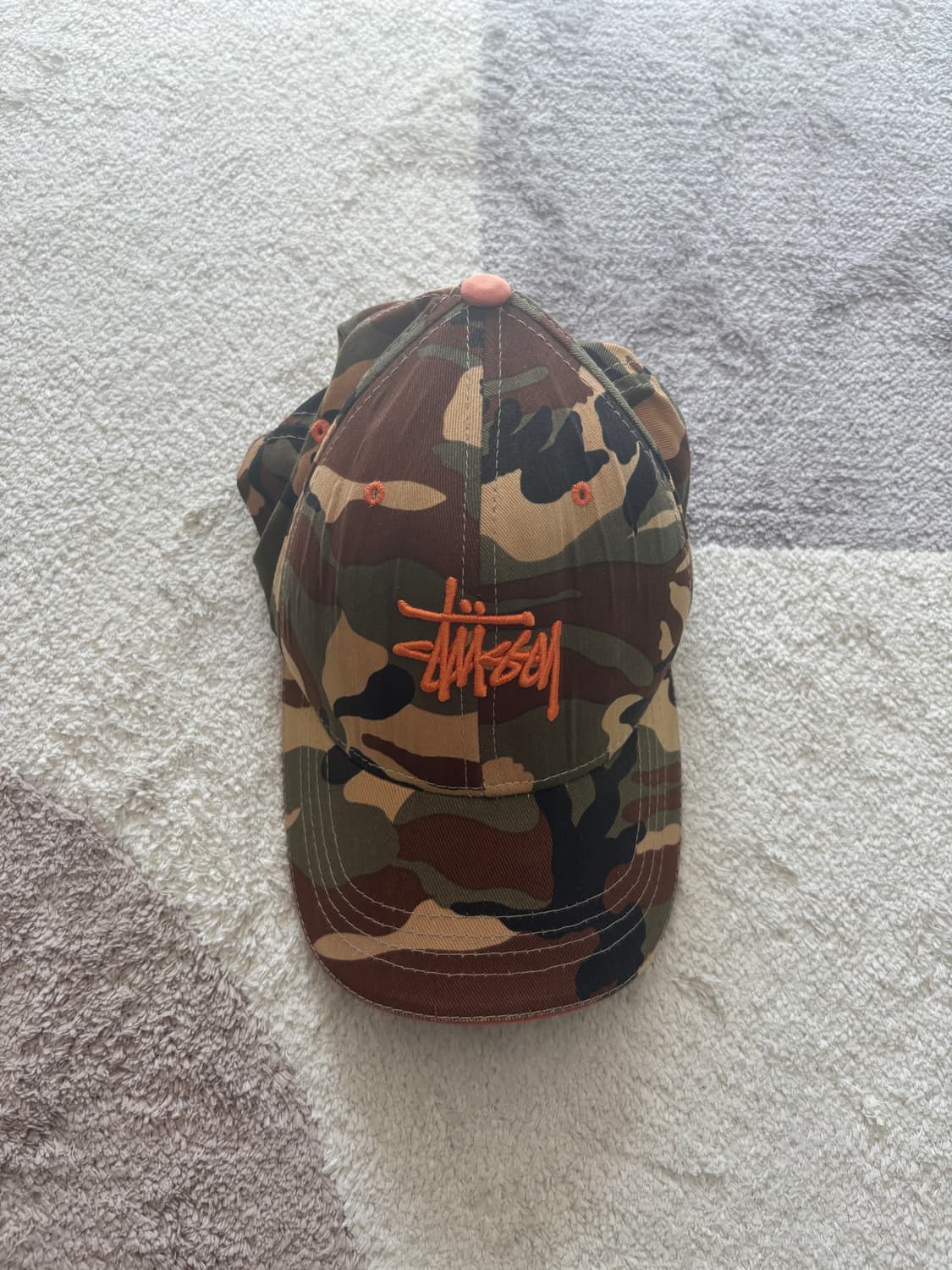 올드 스투시 카모 캡 상품이미지1