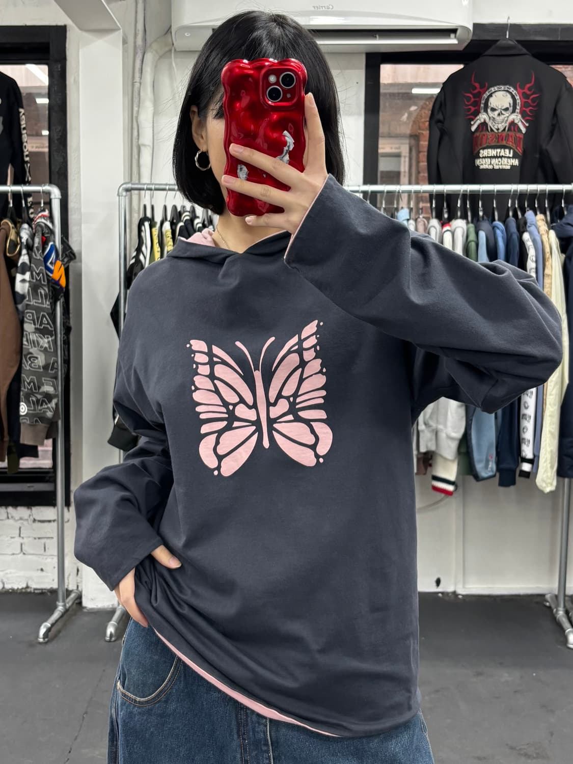 니들스 리버시블 후드티 상품이미지2