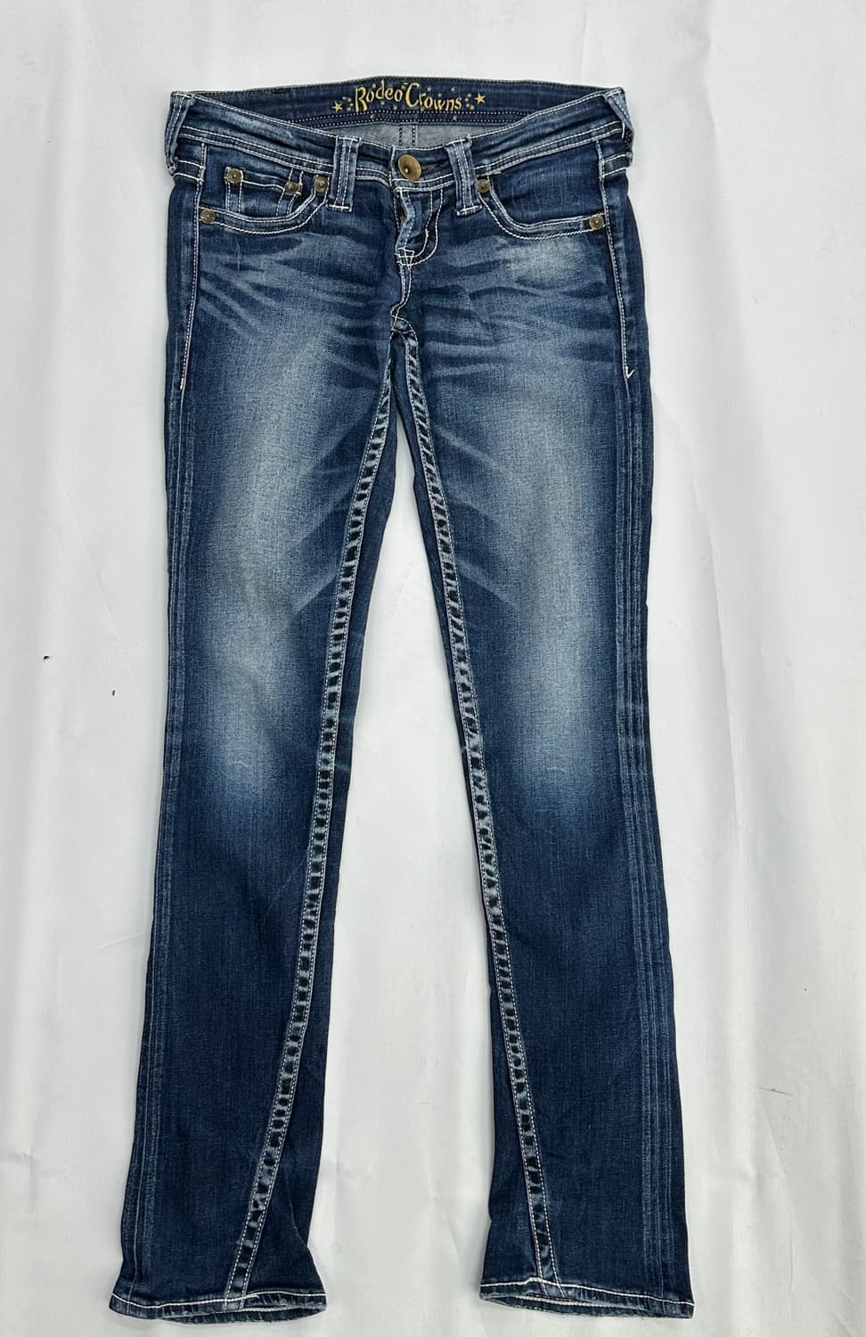 ⭐️RODEO CROWNS 워싱 세미 슬림 워싱 데님 팬츠⭐️빈티지 상품이미지2