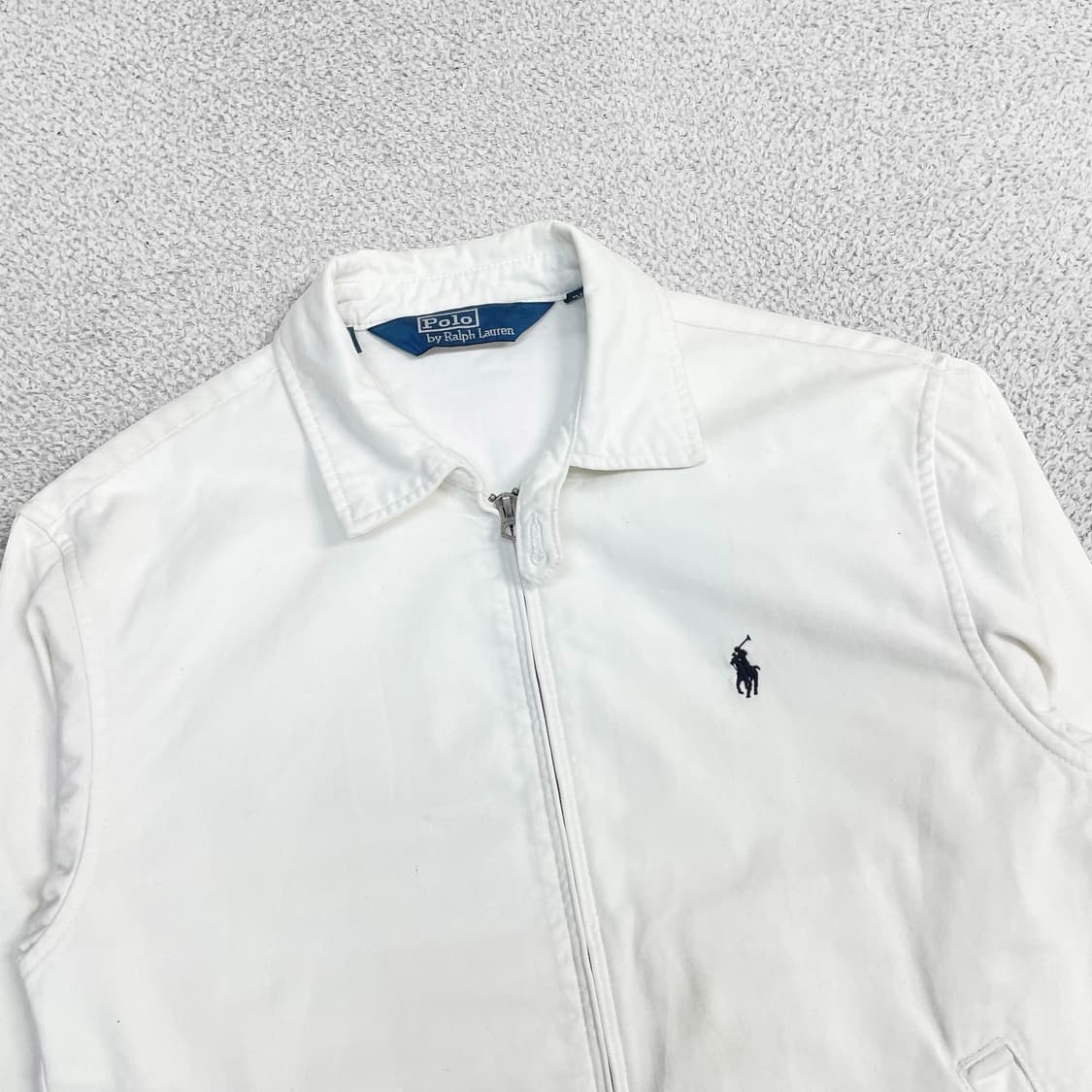폴로 랄프로렌 포니 로고 스윙톱 블루종 자켓 화이트 상품이미지2