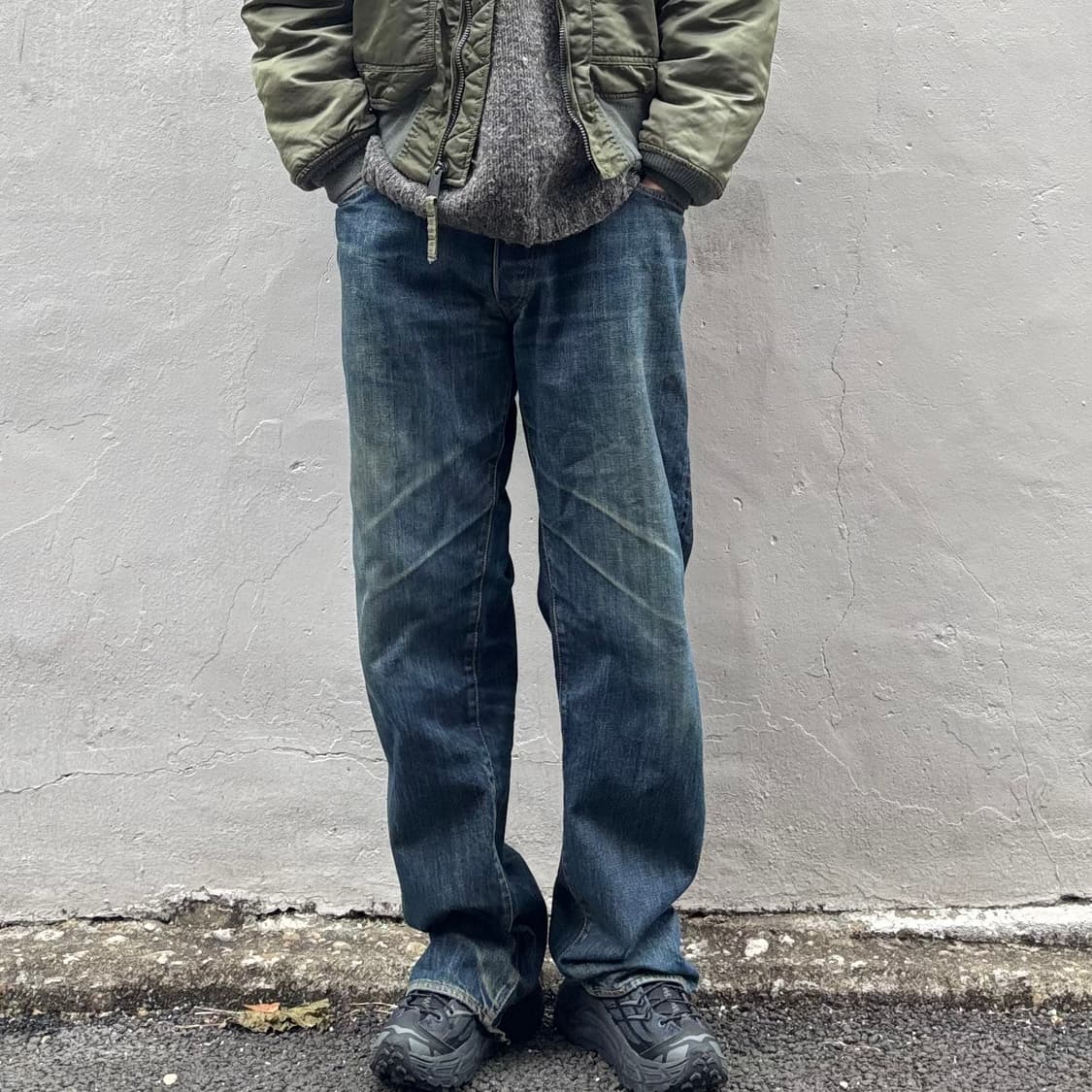 일본 에비수 셀비지 데님 팬츠 상품이미지2