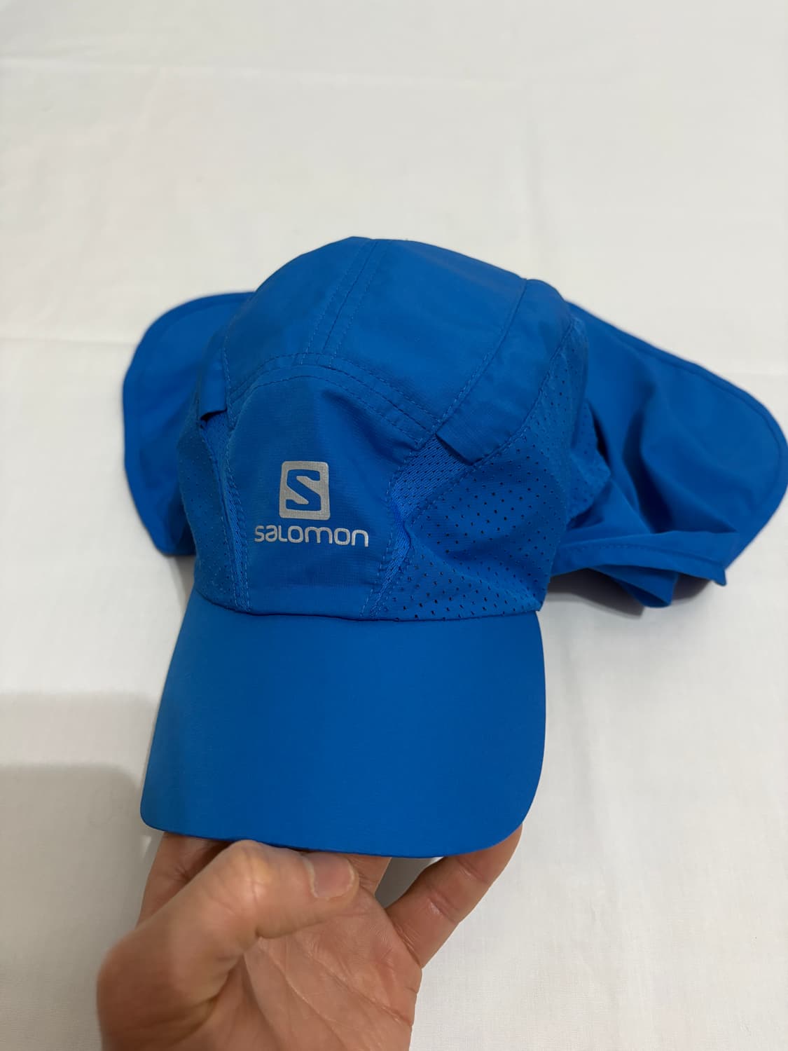 살로몬 빈티지 / 디테처블 넥 프로텍션 러닝 캡 블루 / ONE 상품이미지3