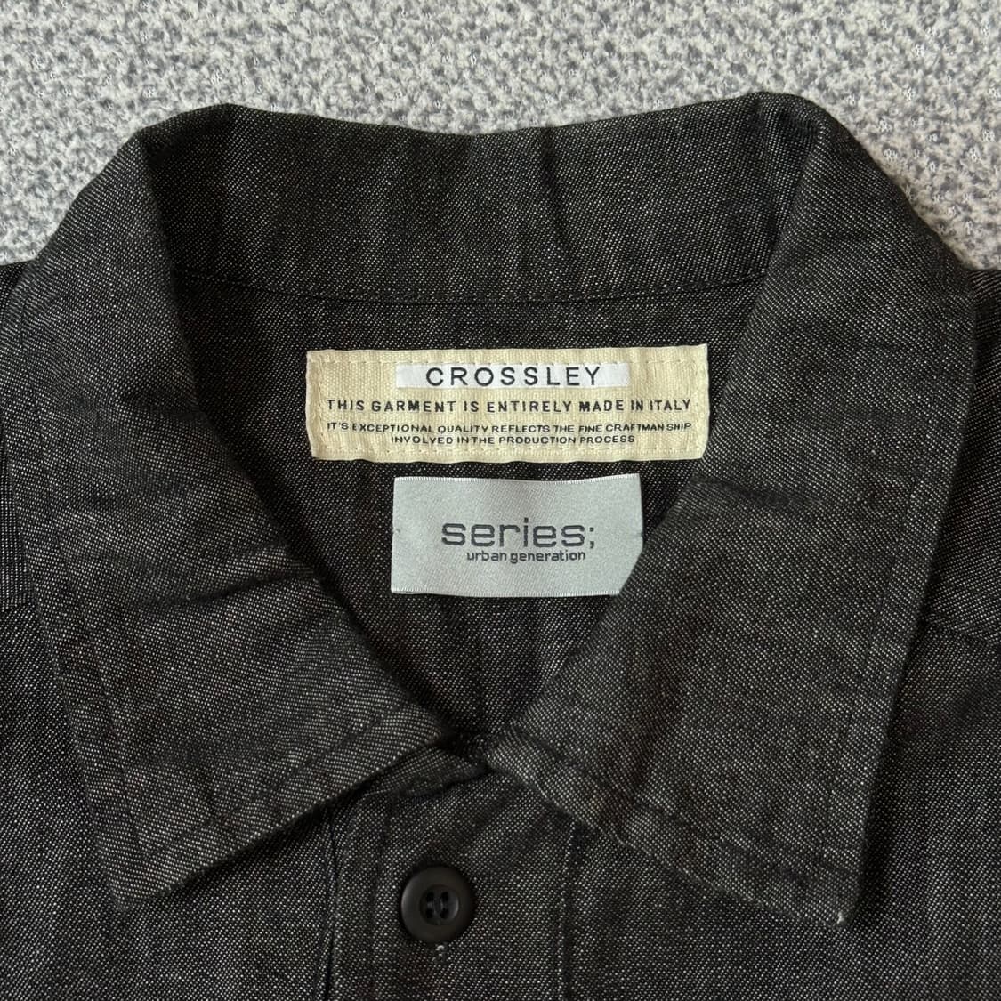 [정가 45만원] 시리즈 x 크로스리 데님 셔츠 자켓 105 상품이미지3