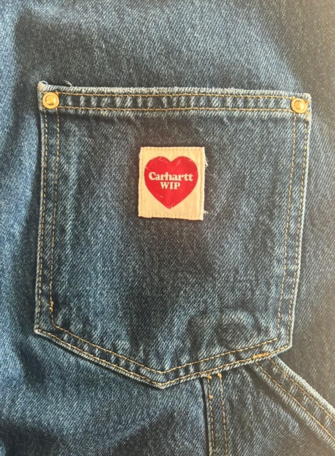 칼하트 더블니 카펜터 데님 팬츠 상품이미지3