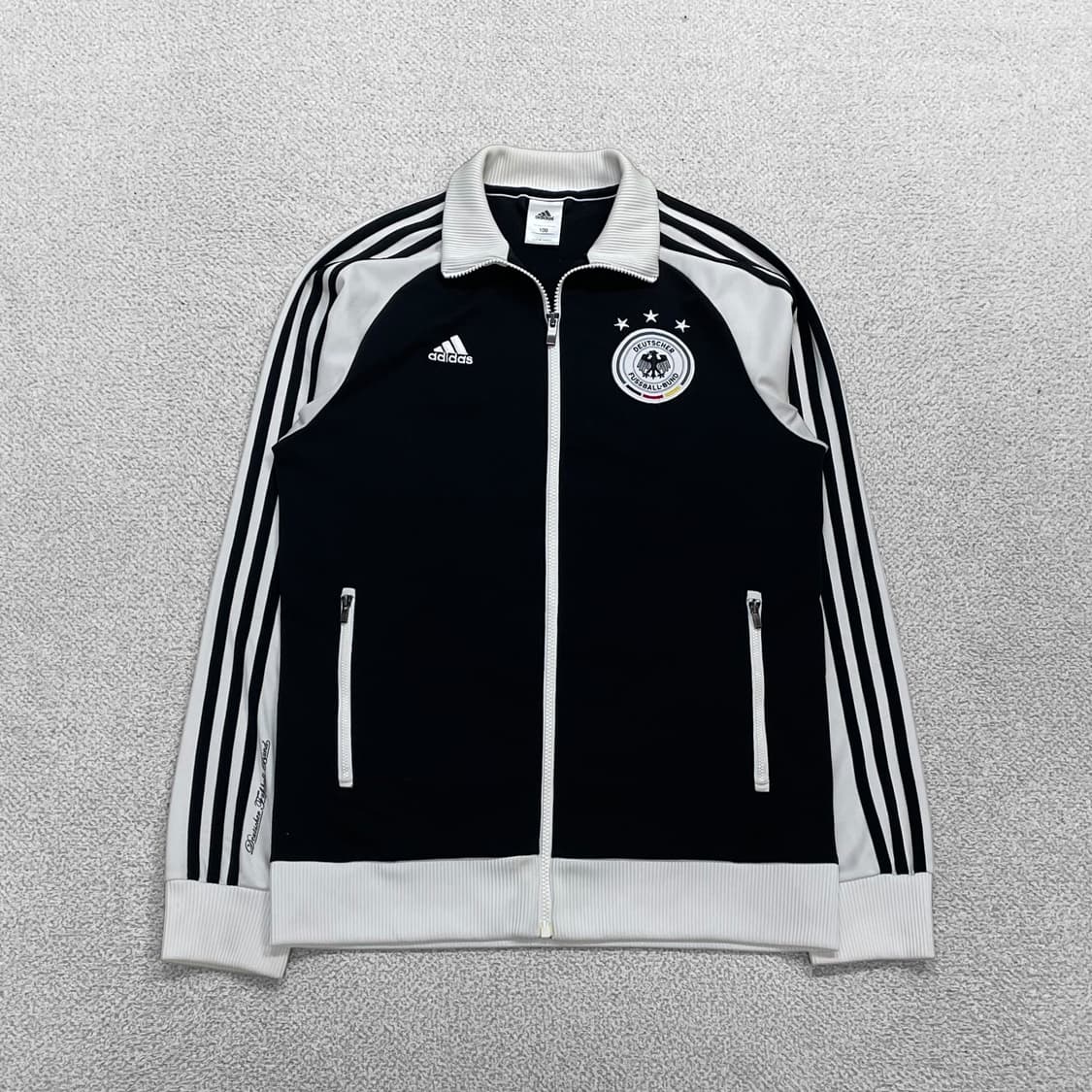 아디다스 독일 트랙탑 져지 블랙 화이트 상품이미지1