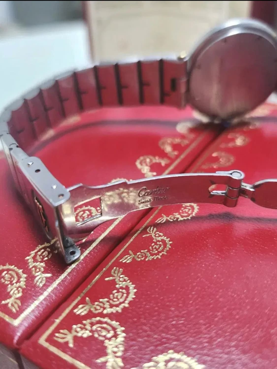 희귀 풀셋] 1985년작 까르띠에 산토스 방돔 32mm LM - 오리지널 상품이미지6