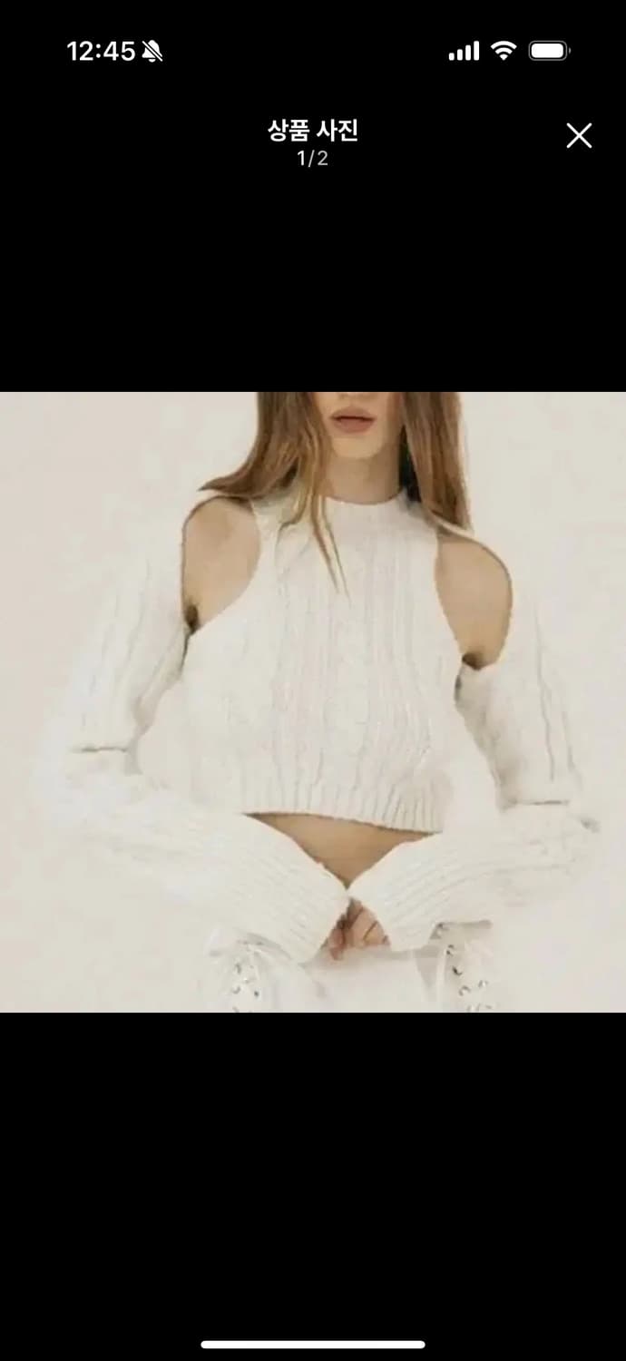 쓰리타임즈 로티탱크탑+로티볼레로세트 화이트 상품이미지1