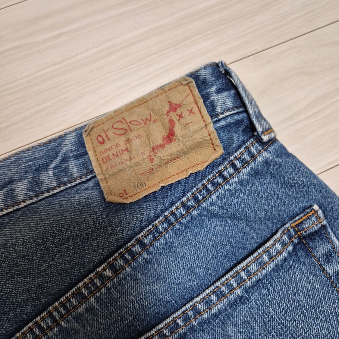 오어슬로우 100 Super Dad Denim 3사이즈 판매 상품이미지4