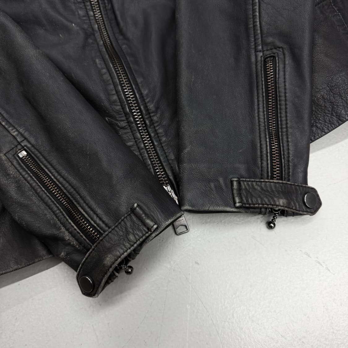 올세인츠 릭오웬스맛 리얼레더 양가죽 바이커 가죽 자켓 상품이미지6