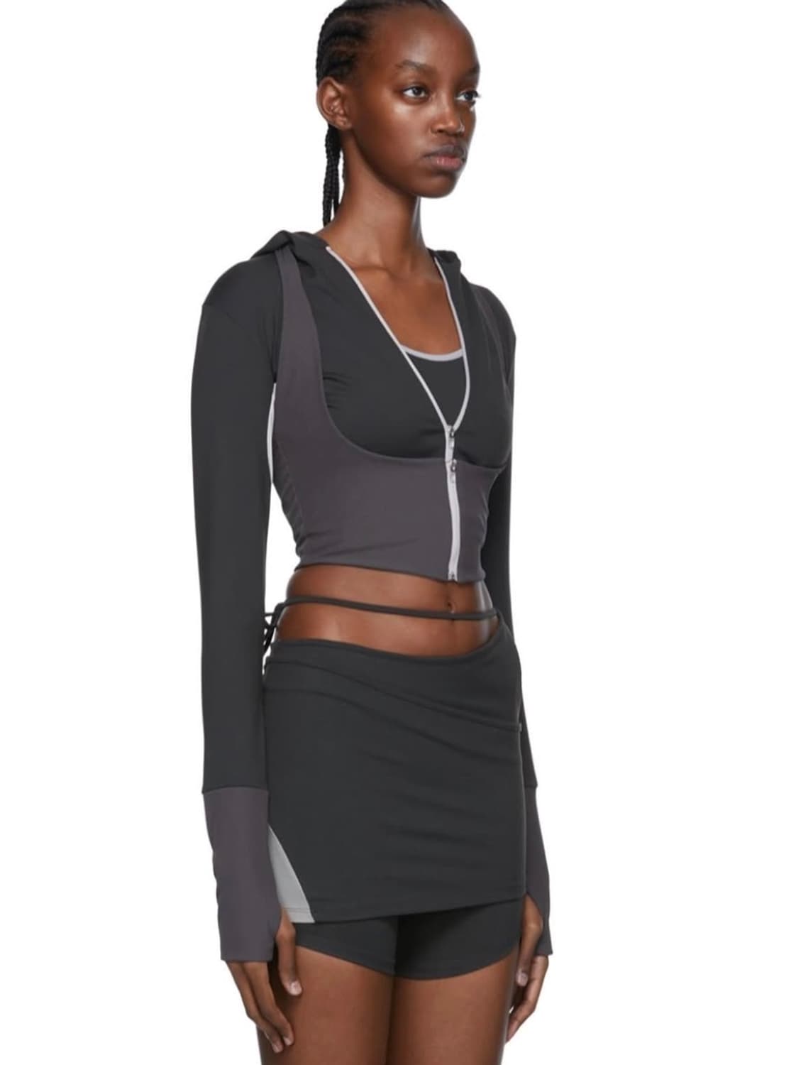 혜인서 Hyeinseo 레이어드 크롭탑 3사이즈 상품이미지2